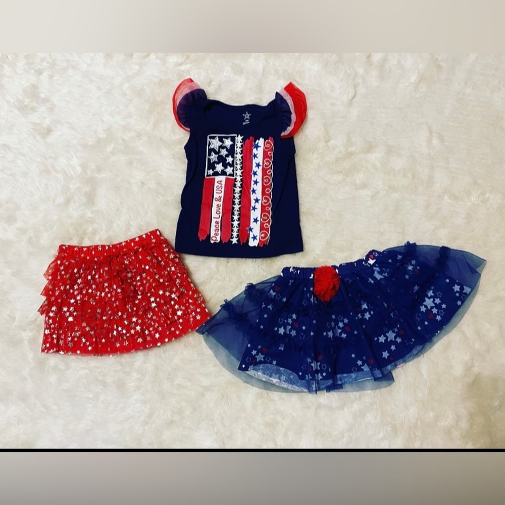 Baby Fourth of July outfits - 12 mos